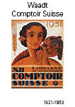 Kanton Waadt Comptoir 1921-1953